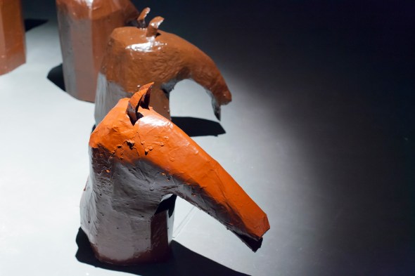 Helkappe exhibition closeup